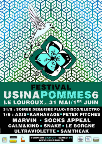 Festival Usinapommes Le Louroux 31 mai 1er juin